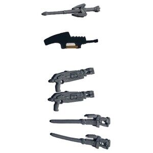 Y2K Mighty Morphin Power Rangers Weapons Rifles Axe Sword Vintage Lot Of 6